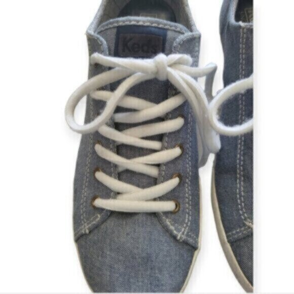 Keds Kickstart Denim Blue Canvas Sneakers Size 9 - Picture 9 of 10